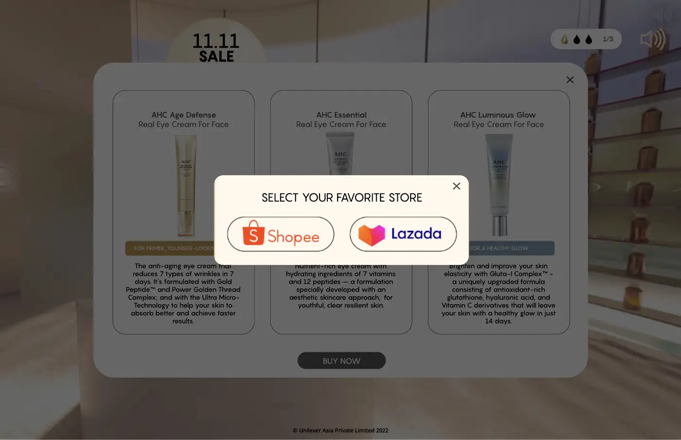 Choosing a store