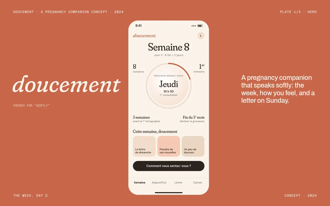 The name and the week: day 2, the next appointment, how you feel