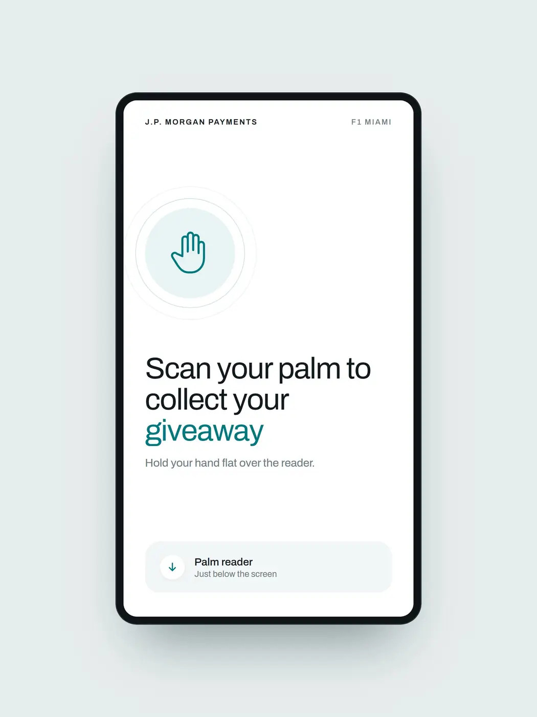 Scan your palm