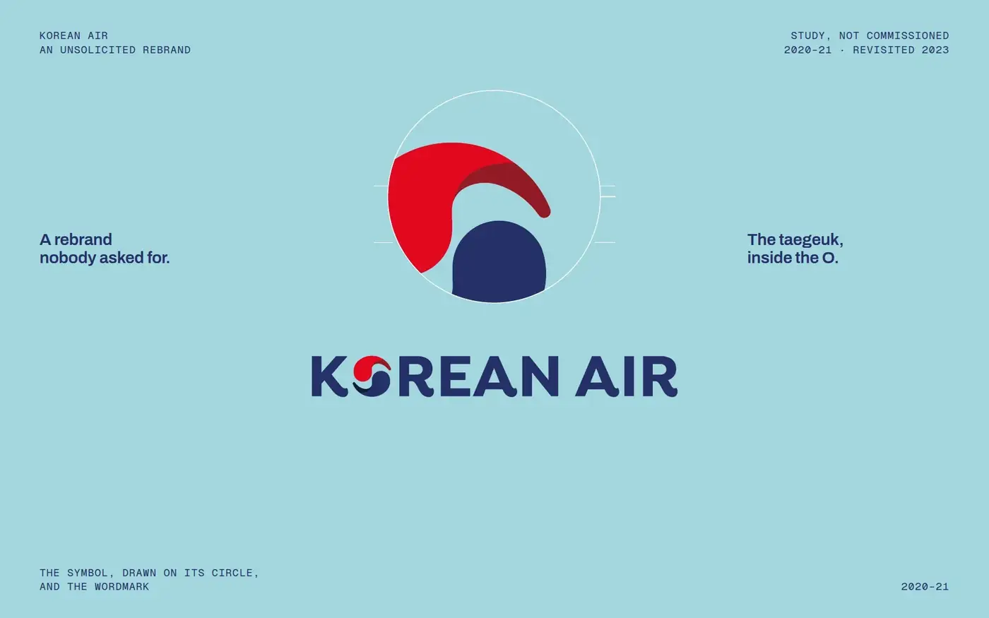 The symbol on its construction circle, and the wordmark