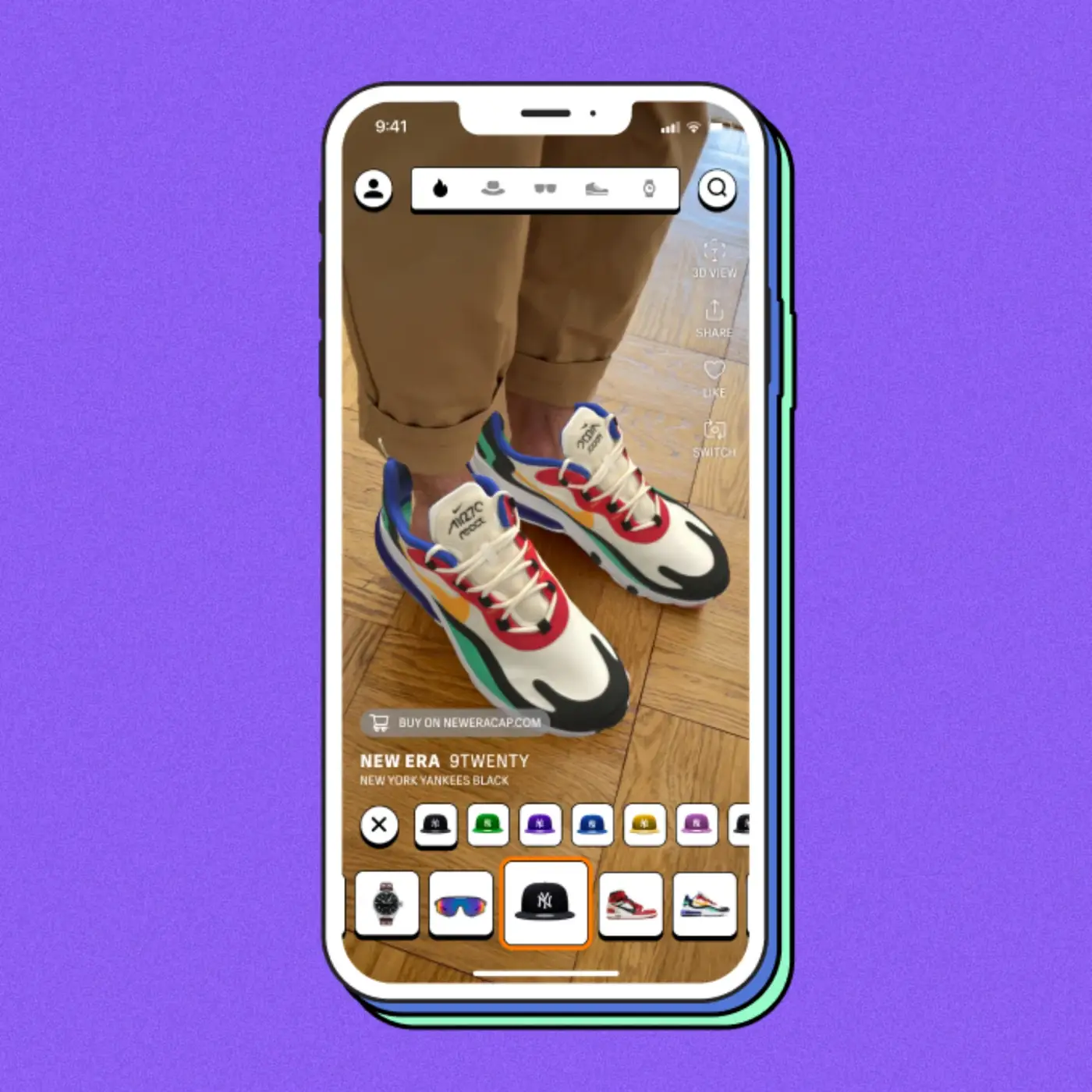 Launch post: the try-on in a phone